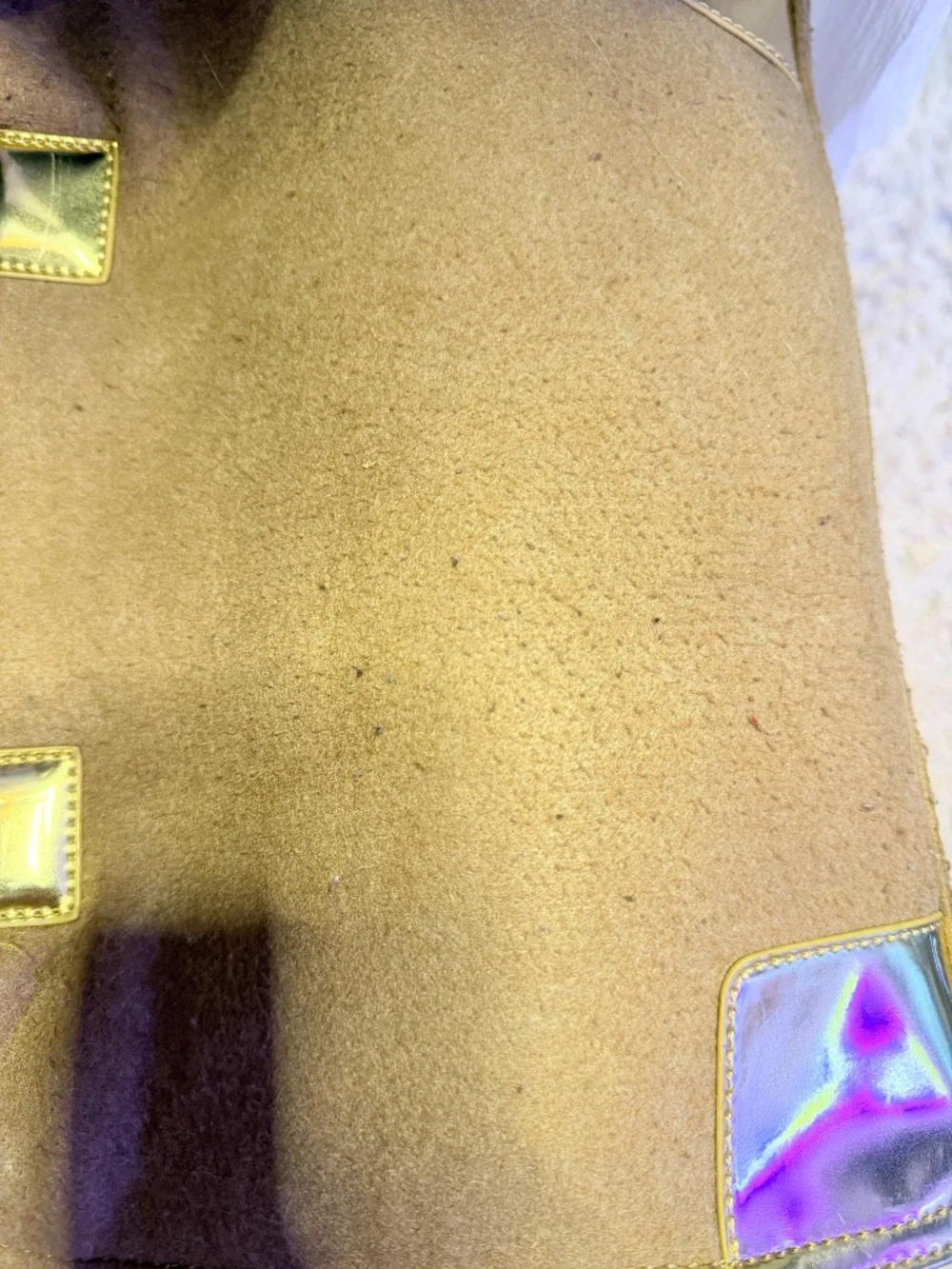 TORY BURCH Beauty TOTE Gold and Beige - Picture 12 of 12